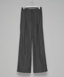 【M A S U】INVERTED PLEATS WIDE TROUSERS