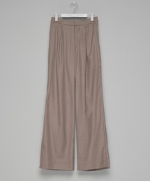 【M A S U】INVERTED PLEATS WIDE TROUSERS