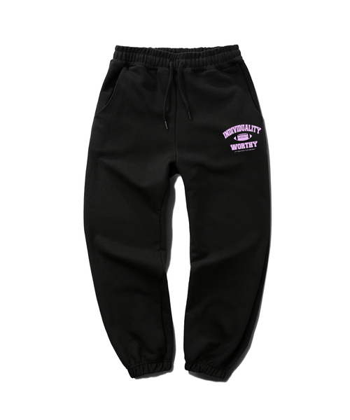 TRIPSHION(トリップション)の「RUGBY LOGO スウェットパンツ - 5カラー(スウェットパンツ・レディース・レッド/グレー/ブラック/ホワイト/オレンジ・LARGE/MEDIUM/X-LARGE)」の2枚目の写真