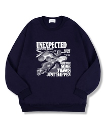 エイサイドオーバーフィット特裏毛マンツーマンTシャツ4カラー