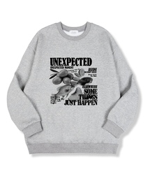 エイサイドオーバーフィット特裏毛マンツーマンTシャツ4カラー