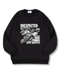 エイサイドオーバーフィット特裏毛マンツーマンTシャツ4カラー