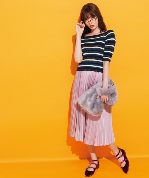 WEGO（ウィゴー）の「WEGO/クチオレファークラッチバッグ（クラッチバッグ・レディース・ブラウン/ブラック/ワイン/グレー/ピンク・FREE）」の19枚目の写真