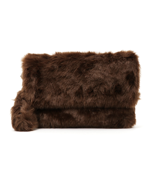 WEGO（ウィゴー）の「WEGO/クチオレファークラッチバッグ（クラッチバッグ・レディース・ブラウン/ブラック/ワイン/グレー/ピンク・FREE）」の16枚目の写真