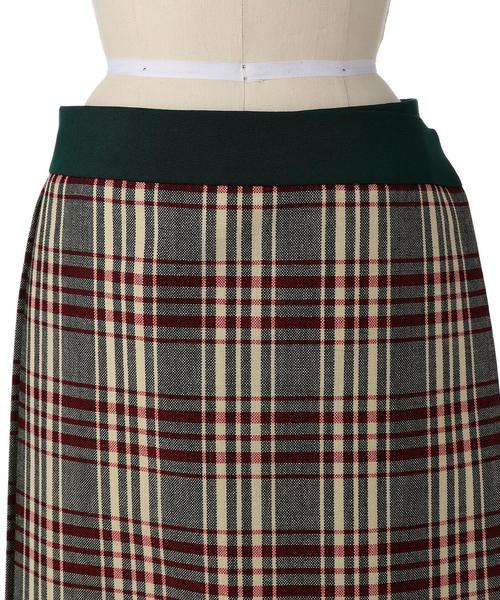 Drawer ドゥロワー チェックスカート Drawer（ドゥロワー）の「Drawer チェックギャザー スカート