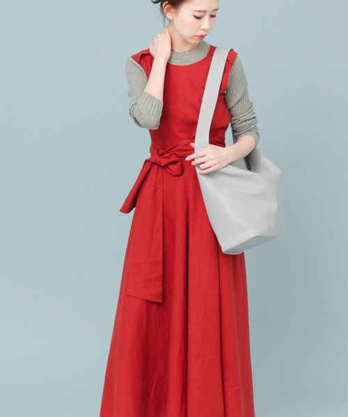 KBF（ケイビーエフ）の「KBF　2WAYトートバッグ（トートバッグ・レディース・ピンクベージュ/ライトグレー/ブラック・ONE）」の11枚目の写真