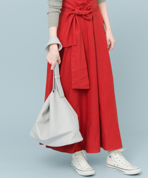 KBF（ケイビーエフ）の「KBF　2WAYトートバッグ（トートバッグ・レディース・ピンクベージュ/ライトグレー/ブラック・ONE）」の12枚目の写真