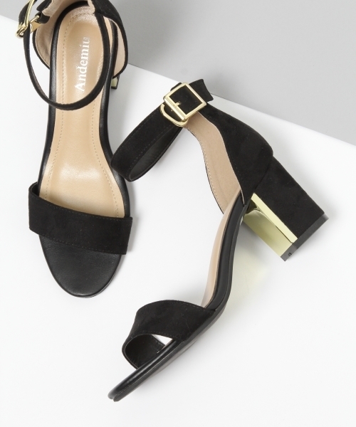 Andemiu(アンデミュウ)の「ストラップコンビサンダル751478(サンダル・レディース・ベージュ/グレー/ピンク/グリーン/ブラック/ダークブラウン/パープル・SMALL/LARGE/MEDIUM)」の2枚目の写真