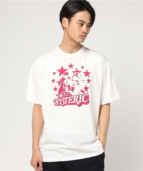 HYSTERIC GLAMOUR(ヒステリックグラマー)の「STAR プリント Tシャツ(Tシャツ/カットソー・メンズ・ホワイト/オレンジ/グリーン・X-SMALL/SMALL/MEDIUM/LARGE)」の13枚目の写真