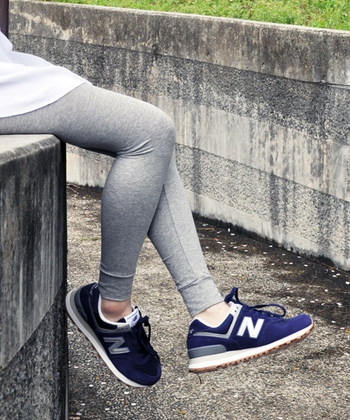 Born（ボーン）の「Born Bare Jersey Full Length Leggings/ボーンベアジャージフルレングスレギンス（レギンス/スパッツ・レディース・ブラック/杢グレー/ネイビー・FREE）」の7枚目の写真