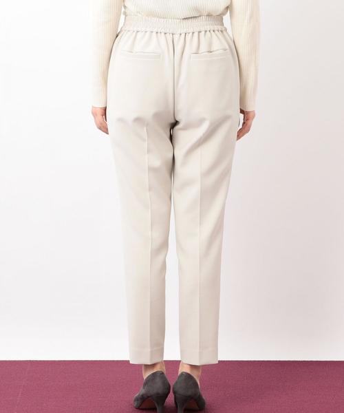 green label relaxing（グリーンレーベルリラクシング）の「[洗濯可能/ダブルクロス] ◆CR テーパードパンツ ◆（その他パンツ・レディース・ライトグレー/ベージュ/ネイビー・44/46/40/38/42/36/34）」の10枚目の写真