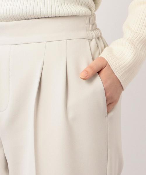 green label relaxing（グリーンレーベルリラクシング）の「[洗濯可能/ダブルクロス] ◆CR テーパードパンツ ◆（その他パンツ・レディース・ライトグレー/ベージュ/ネイビー・44/46/40/38/42/36/34）」の13枚目の写真