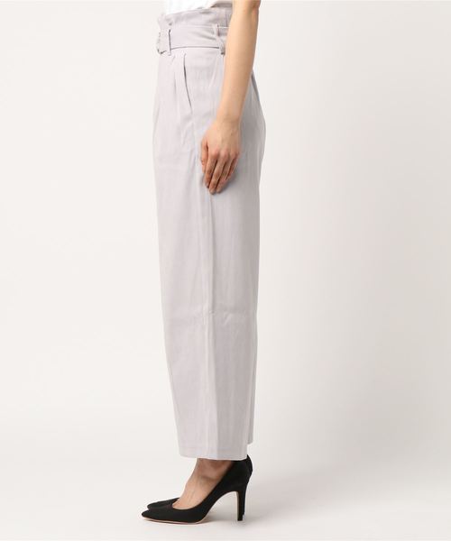 KOBE LETTUCE（コウベレタス）の「ベルト付☆ピーチスキンタッチウエストラッピングワイドパンツ（その他パンツ・レディース・その他1/ブラック/ダークグリーン/キャメル/その他2/パープル/ボルドー/ピンク系その他/グレー/ベージュ/ミント/ブルー系その他・FREE）」の13枚目の写真