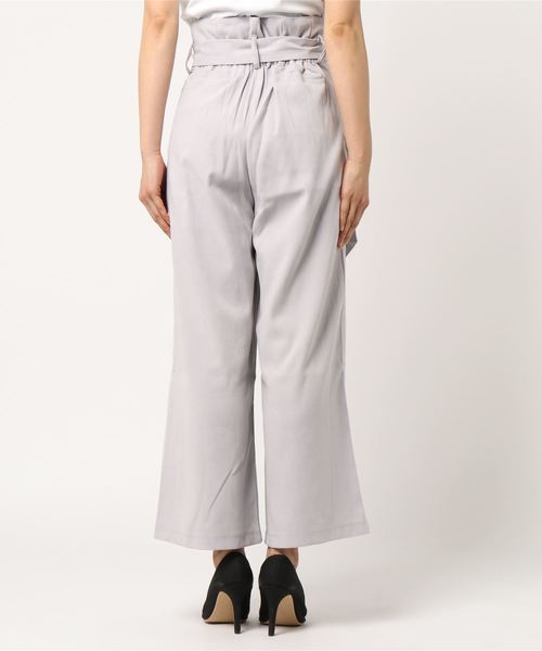 KOBE LETTUCE（コウベレタス）の「ベルト付☆ピーチスキンタッチウエストラッピングワイドパンツ（その他パンツ・レディース・その他1/ブラック/ダークグリーン/キャメル/その他2/パープル/ボルドー/ピンク系その他/グレー/ベージュ/ミント/ブルー系その他・FREE）」の20枚目の写真