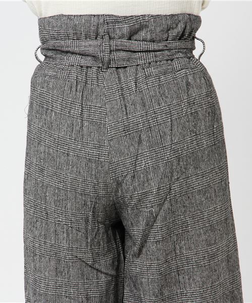 KOBE LETTUCE（コウベレタス）の「ベルト付☆ピーチスキンタッチウエストラッピングワイドパンツ（その他パンツ・レディース・その他1/ブラック/ダークグリーン/キャメル/その他2/パープル/ボルドー/ピンク系その他/グレー/ベージュ/ミント/ブルー系その他・FREE）」の15枚目の写真