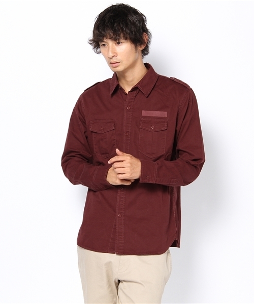 Wego ウィゴー の エポーレットミリタリーシャツ シャツ ブラウス Wear