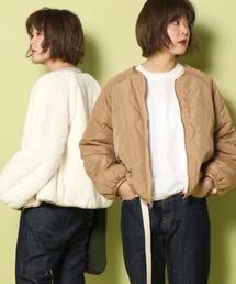 notch. | ボアリバーシブルブルゾン (ブルゾン)