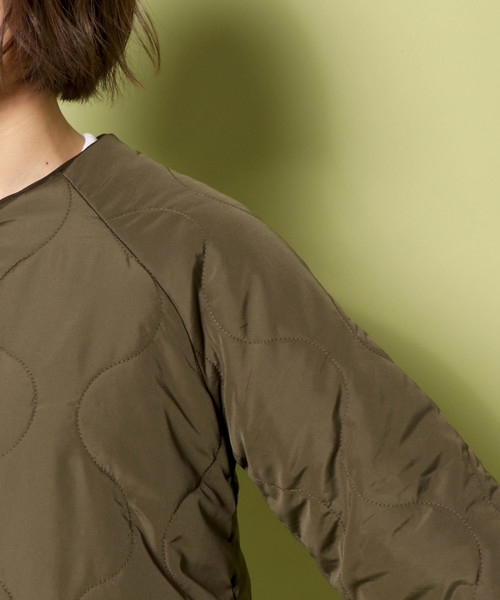 notch.（ノッチ）の「ボアリバーシブルブルゾン （ブルゾン・レディース・ベージュ/オリーブ/キャメル・M）」の22枚目の写真