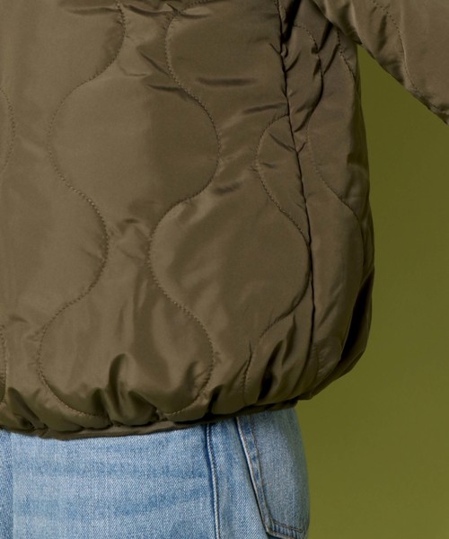 notch.（ノッチ）の「ボアリバーシブルブルゾン （ブルゾン・レディース・ベージュ/オリーブ/キャメル・M）」の20枚目の写真