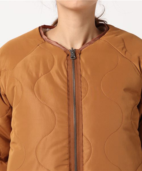 notch.（ノッチ）の「ボアリバーシブルブルゾン （ブルゾン・レディース・ベージュ/オリーブ/キャメル・M）」の4枚目の写真