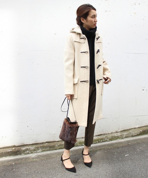 FRAMeWORK（フレームワーク）の「W/Ca タートルプルオーバー3◆（ニット/セーター・レディース・ブラック/グレー・FREE）」の3枚目の写真