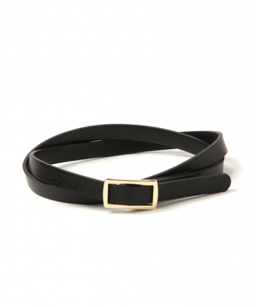 LEPSIM（レプシィム）の「ピンレスリバーシブルホソベルト　781379（ベルト・レディース・グレイッシュベージュ/ブラック/ダークブラウン/オフホワイト・ONE SIZE）」の3枚目の写真