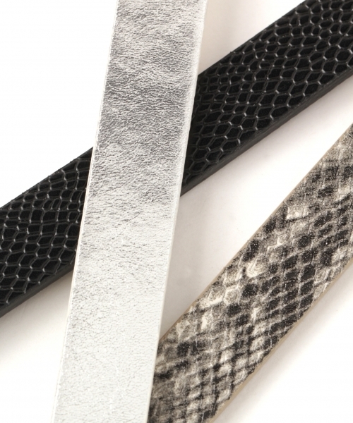 LEPSIM（レプシィム）の「ピンレスリバーシブルホソベルト　781379（ベルト・レディース・グレイッシュベージュ/ブラック/ダークブラウン/オフホワイト・ONE SIZE）」の12枚目の写真