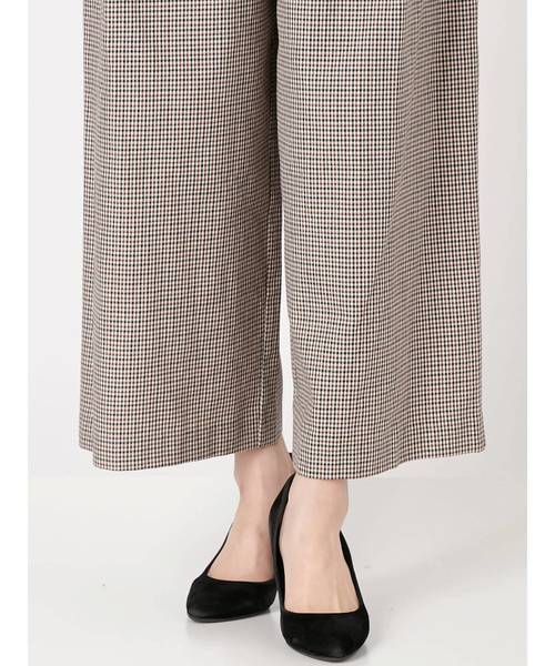 MURUA(ムルーア)の「ダブルベルトワイドパンツ(その他パンツ・レディース・その他1/ブラック/ピンク・1/2)」の16枚目の写真
