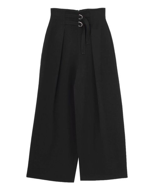 MURUA(ムルーア)の「ダブルベルトワイドパンツ(その他パンツ・レディース・その他1/ブラック/ピンク・1/2)」の20枚目の写真