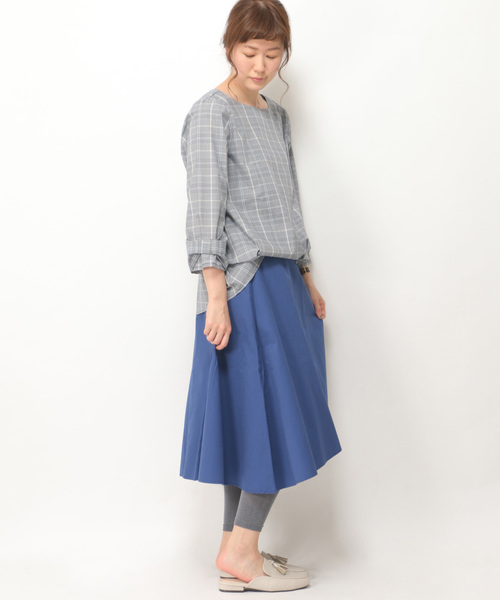 LBC（エルビーシー）の「フロントタックTブラウス      （シャツ/ブラウス・レディース・ホワイト/ブラック/ネイビー・MEDIUM/LARGE）」の9枚目の写真