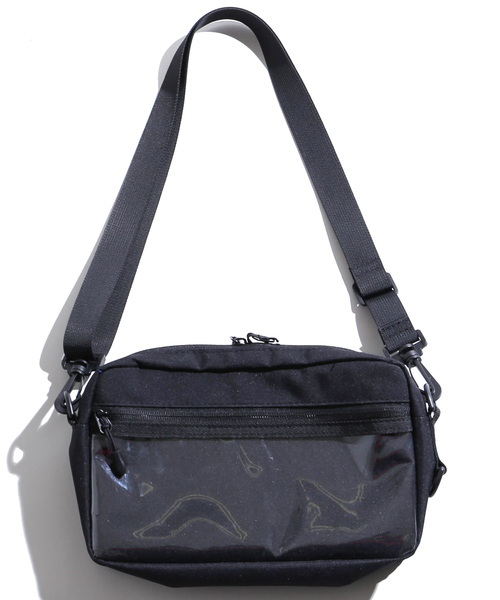 WEGO（ウィゴー）の「∴WEGO/マルチファンクションフラップミニショルダーバッグ（ショルダーバッグ・メンズ・ブラック/グレー・FREE）」の9枚目の写真