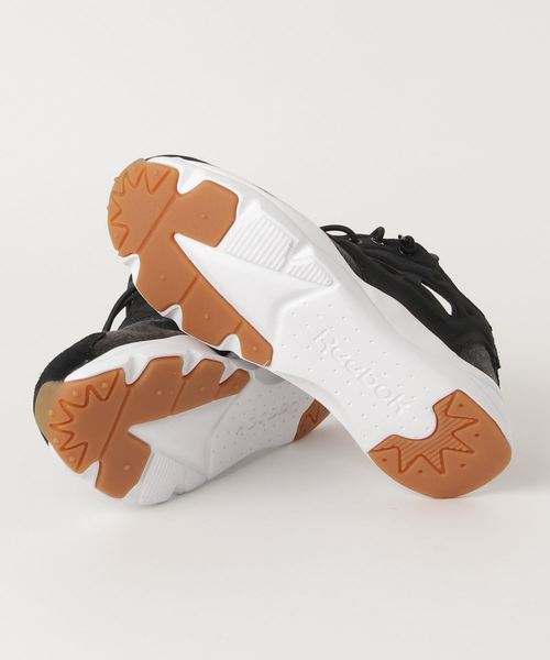 Reebok（リーボック）の「フューリーライト ヘザー FURYLITE HEATHER（スニーカー・メンズ・ブラック/グレー・27.5cm/28.0cm/28.5cm/30.0cm/24.5cm/26.5cm/25.0cm/26.0cm/29.5cm/24.0cm/27.0cm/29.0cm/25.5cm/23.0cm/23.5cm/22.5cm）」の4枚目の写真