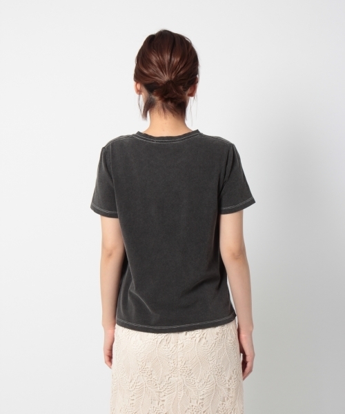 laboratory work（ラボラトリーワーク）の「ペガサスロックTシャツ（Tシャツ/カットソー・レディース・オフホワイト/ブラック・MEDIUM）」の9枚目の写真