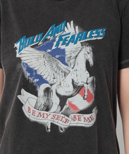 laboratory work（ラボラトリーワーク）の「ペガサスロックTシャツ（Tシャツ/カットソー・レディース・オフホワイト/ブラック・MEDIUM）」の13枚目の写真