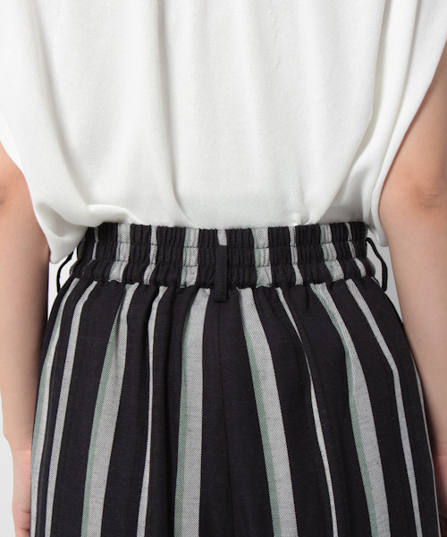 laboratory work（ラボラトリーワーク）の「リネン混ストライプパンツ（その他パンツ・レディース・オフホワイト/ネイビー・SMALL/MEDIUM）」の10枚目の写真