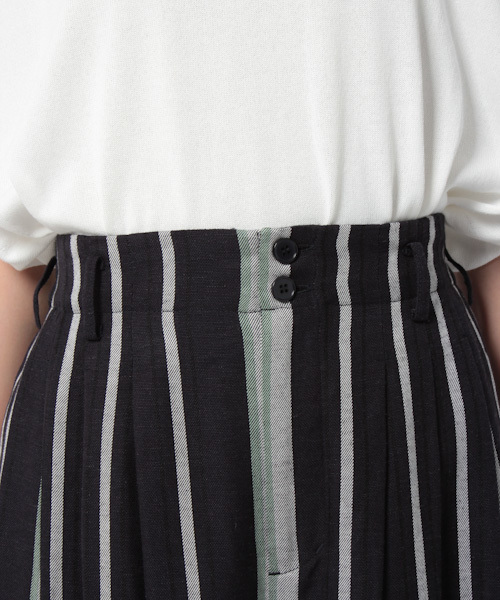 laboratory work（ラボラトリーワーク）の「リネン混ストライプパンツ（その他パンツ・レディース・オフホワイト/ネイビー・SMALL/MEDIUM）」の12枚目の写真