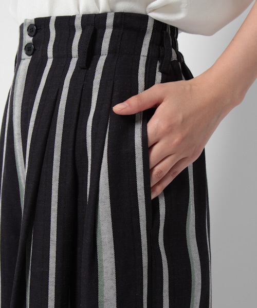 laboratory work（ラボラトリーワーク）の「リネン混ストライプパンツ（その他パンツ・レディース・オフホワイト/ネイビー・SMALL/MEDIUM）」の14枚目の写真