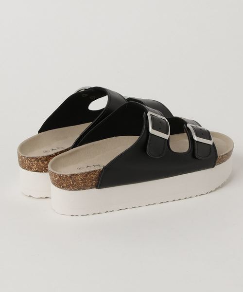 WEGO(ウィゴー)の「WEGO/厚底コンフォートサンダル(サンダル・レディース・シルバー/ホワイト/ブラック・LARGE/MEDIUM)」の21枚目の写真