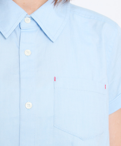 X-girl(エックスガール)の「CIRCULAR SHIRT DRESS(ワンピース・レディース・ホワイト/ブラック/ライトブルー・1/2)」の8枚目の写真