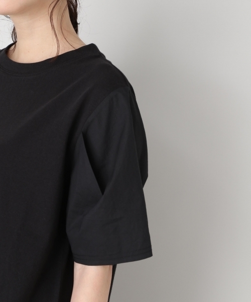 LOWRYS FARM(ローリーズファーム)の「ソデタックプルオーバー/SS 802215(Tシャツ/カットソー・レディース・ホワイト/ホワイト×ブラック/ブラック/グレー・LARGE/MEDIUM)」の12枚目の写真