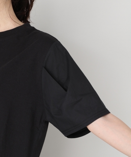 LOWRYS FARM(ローリーズファーム)の「ソデタックプルオーバー/SS 802215(Tシャツ/カットソー・レディース・ホワイト/ホワイト×ブラック/ブラック/グレー・LARGE/MEDIUM)」の13枚目の写真