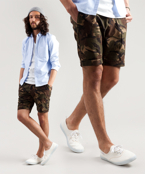 NANO universe（ナノユニバース）の「カモ柄ナローショーツ（その他パンツ・メンズ・その他1/その他2/その他3/その他4/その他5/その他6・28/30/32）」の3枚目の写真