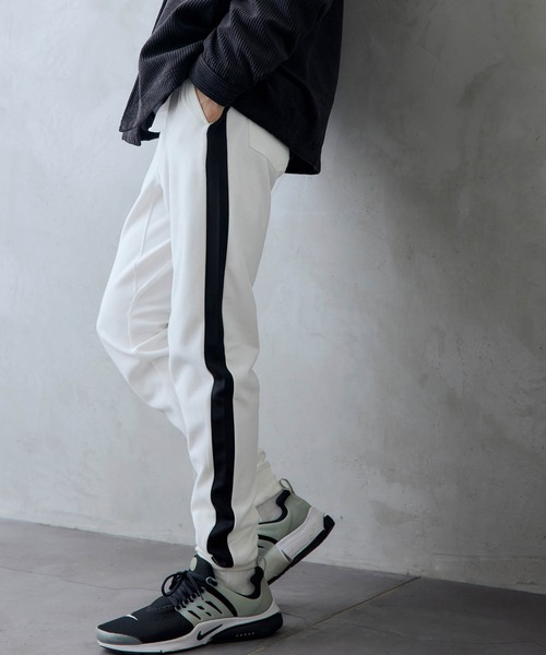 セール ストレッチスキニースウェットラインジョガーパンツ スウェットパンツ Bark Manhattan バークマンハッタン のファッション通販 Zozotown