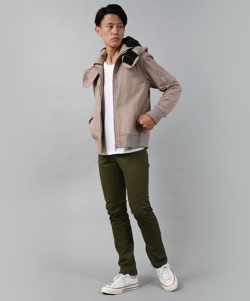 Ressaca（レサーカ）の「ストレッチテーパードパンツ カラーパンツ / ホワイトパンツ（その他パンツ・メンズ・ベージュ/ブラック/ブラウン/チャコール/モカ/ネイビー/オリーブ/ホワイト/ワイン・S/M/L/XL）」の19枚目の写真