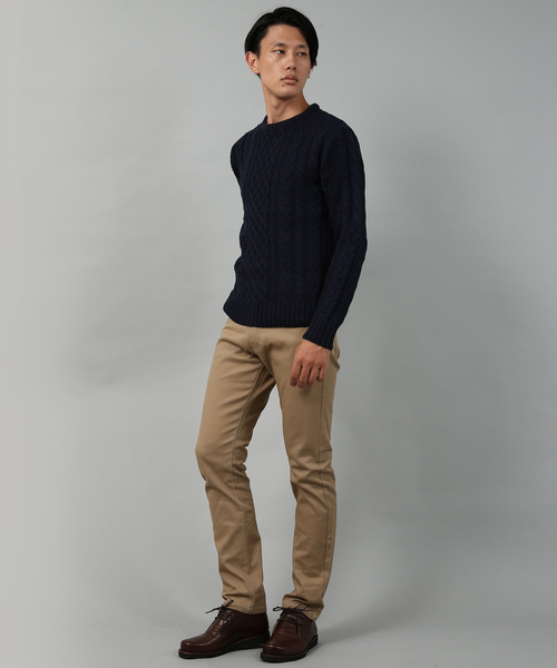 Ressaca（レサーカ）の「ストレッチテーパードパンツ カラーパンツ / ホワイトパンツ（その他パンツ・メンズ・ベージュ/ブラック/ブラウン/チャコール/モカ/ネイビー/オリーブ/ホワイト/ワイン・S/M/L/XL）」の21枚目の写真