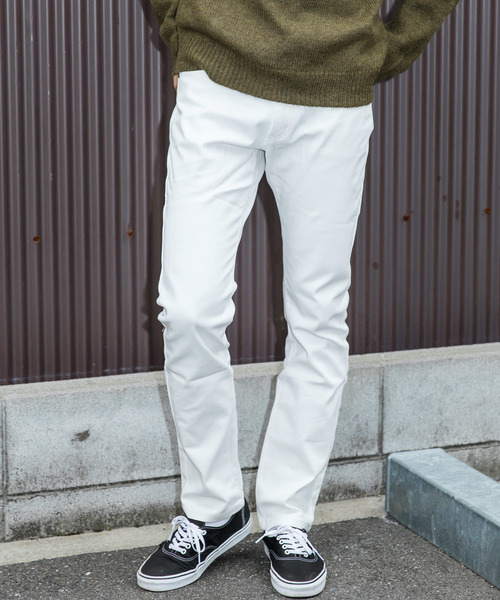 Ressaca（レサーカ）の「ストレッチテーパードパンツ カラーパンツ / ホワイトパンツ（その他パンツ・メンズ・ベージュ/ブラック/ブラウン/チャコール/モカ/ネイビー/オリーブ/ホワイト/ワイン・S/M/L/XL）」の2枚目の写真