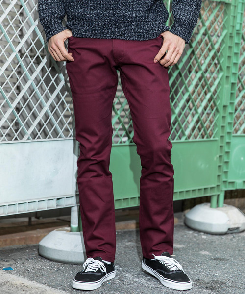 Ressaca（レサーカ）の「ストレッチテーパードパンツ カラーパンツ / ホワイトパンツ（その他パンツ・メンズ・ベージュ/ブラック/ブラウン/チャコール/モカ/ネイビー/オリーブ/ホワイト/ワイン・S/M/L/XL）」の9枚目の写真