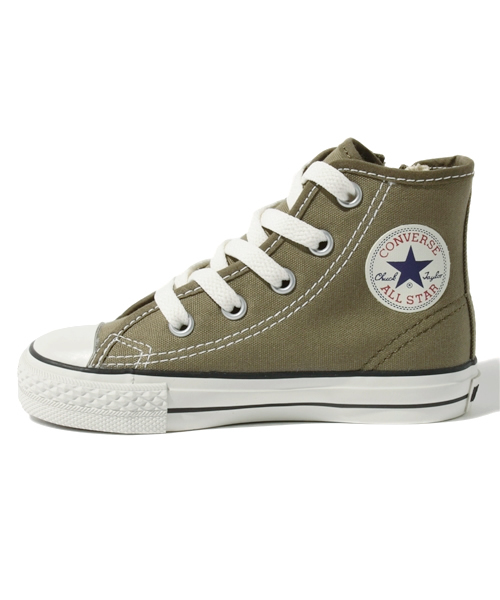 CONVERSE（コンバース）の「CHILD ALL STAR RZ HI/チャイルド オールスター R ZHI（スニーカー・キッズ・カーキ/ピンク系その他・15cm/16cm/17cm/18cm/19cm/20cm/21cm/22cm）」の3枚目の写真