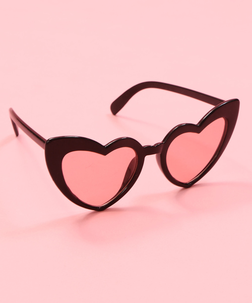 WC（ダブル シー）の「WC/ハートキャットサングラス（サングラス・レディース・ブラック/レッド/ピンク・FREE）」の2枚目の写真