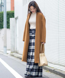 BEAUTY&YOUTH UNITED ARROWS | BY オーバーラップベルトコート/ブラウン(その他アウター)